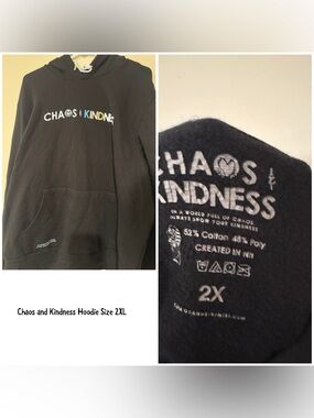 Women's Black Hoodie - 2X